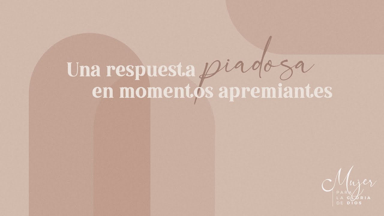 Una respuesta piadosa en momentos apremiantes