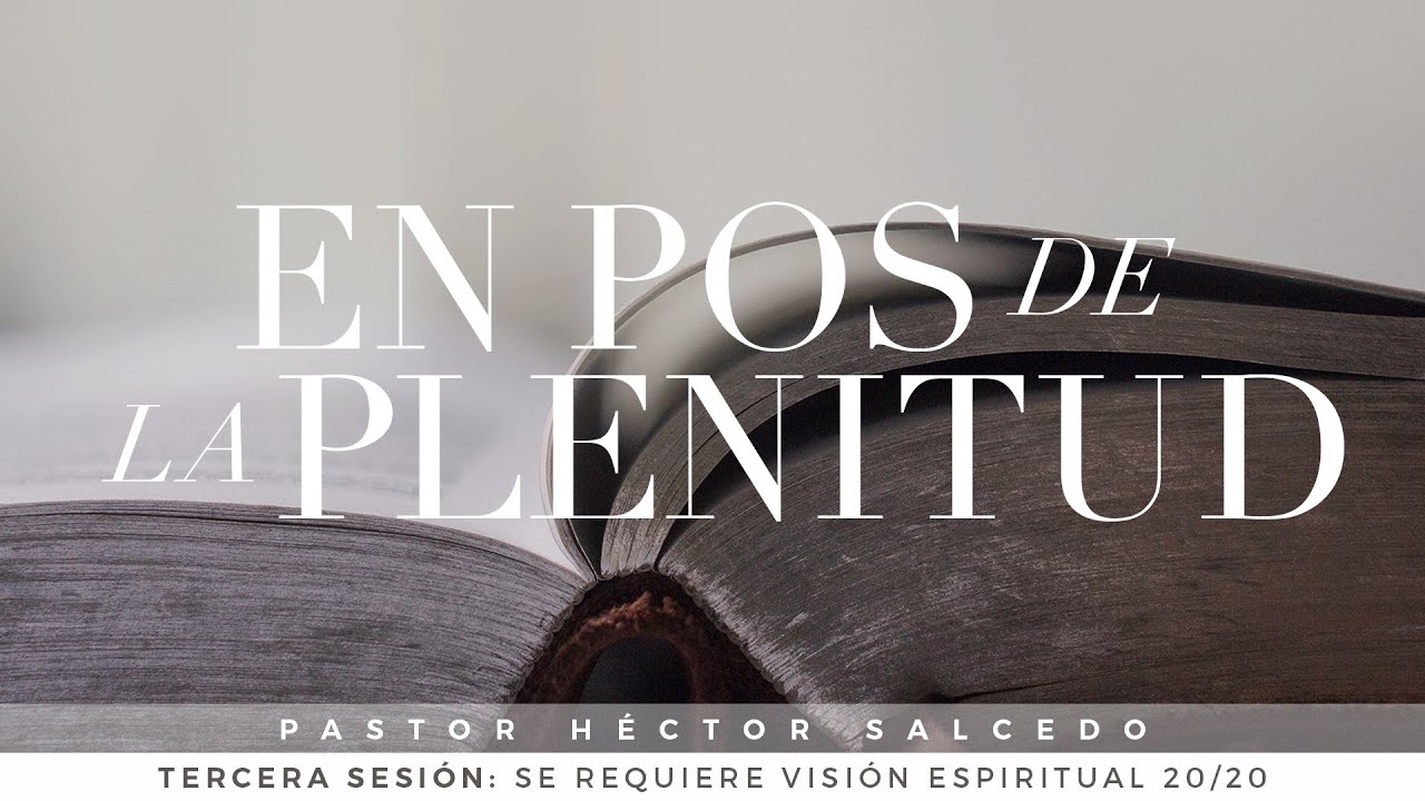 Se requiere visión espiritual 20/20